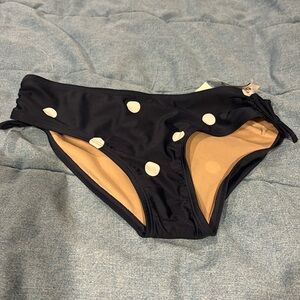 New NWT old Navy navy blue polka dots bathing suit bottom girls xl